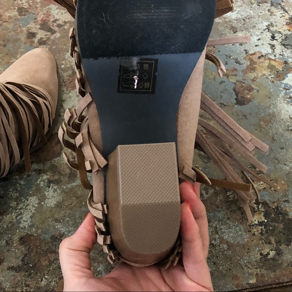 Fashion Beast Ankle Booties Faux Suede Slip On - Picture 8 of 8